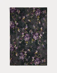 Floral-Print Cashmere Pashmina Scarf