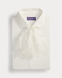 Floral Cotton Lace Jabot