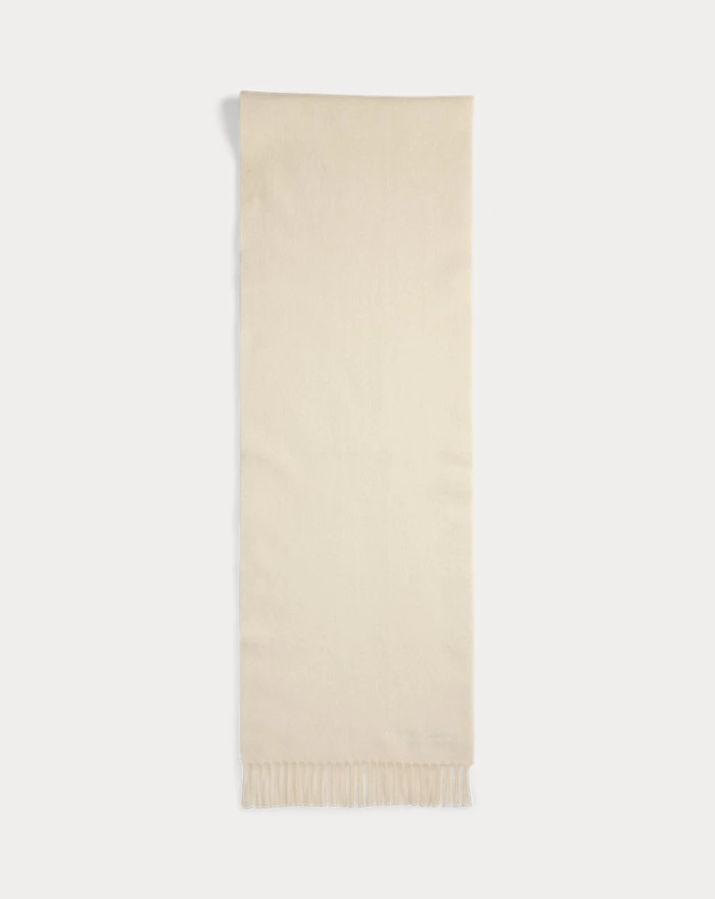 Fringe-Trim Cashmere Scarf