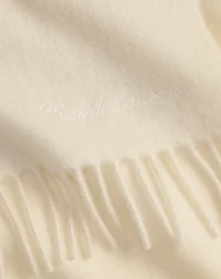 Fringe-Trim Cashmere Scarf