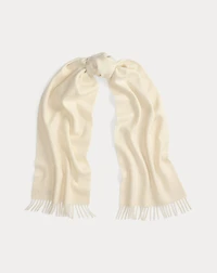 Fringe-Trim Cashmere Scarf