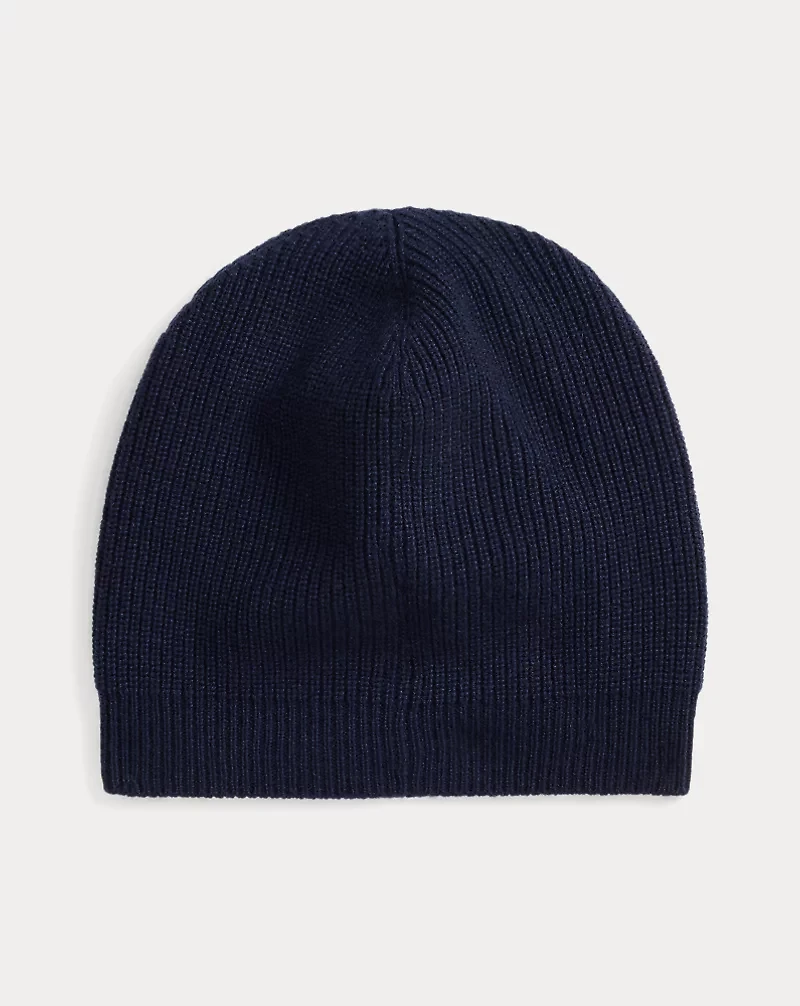 Rib-Knit Cashmere Hat