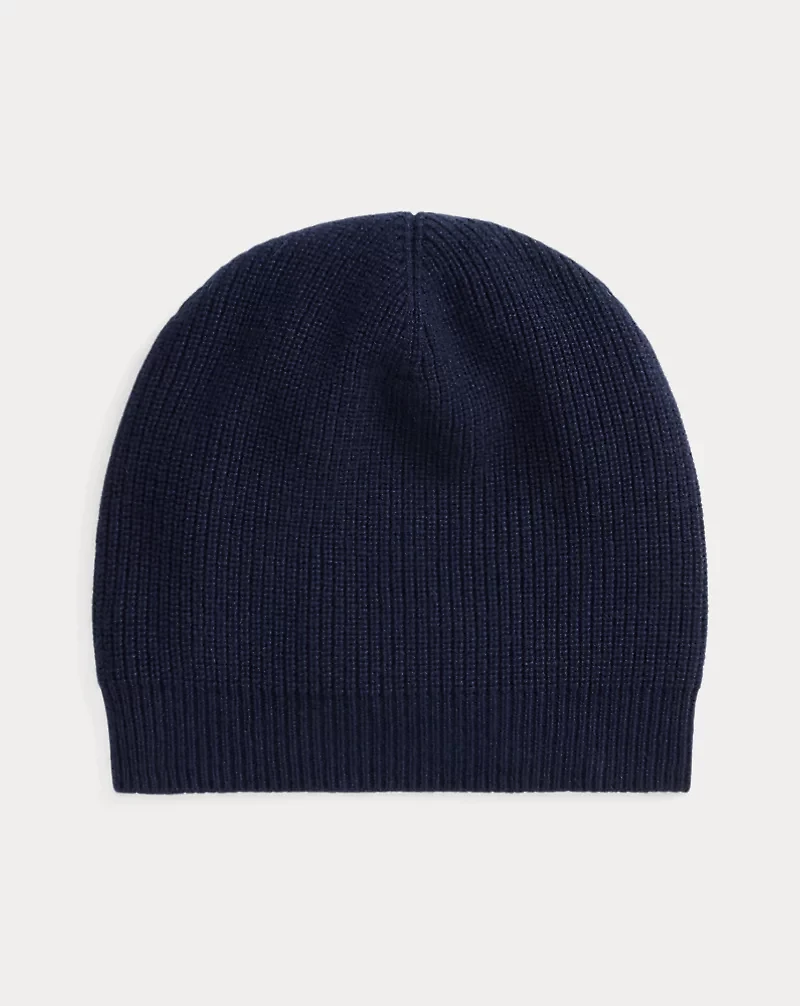Rib-Knit Cashmere Hat
