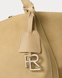 RL 888 Embossed Calf-Suede Tote