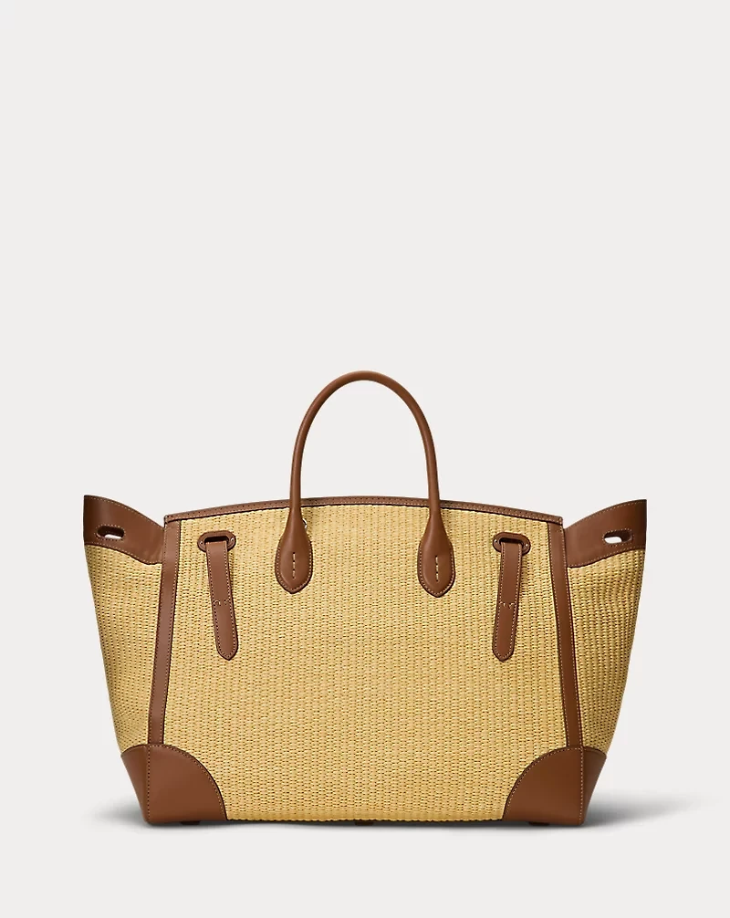 Soft Ricky 40 Braided Raffia Bag