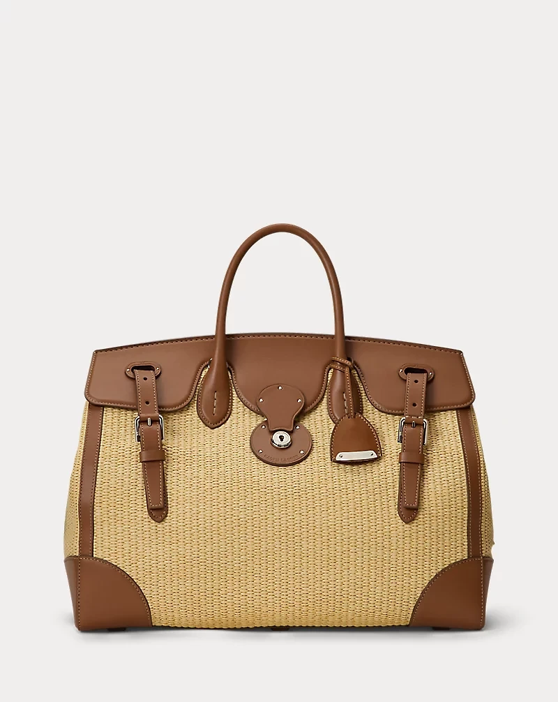 Soft Ricky 40 Braided Raffia Bag