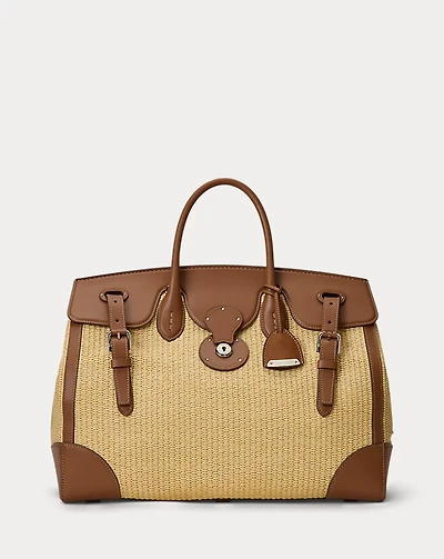 Soft Ricky 40 Braided Raffia Bag