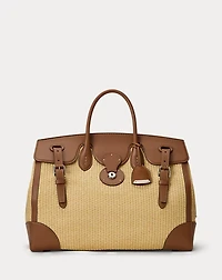 Soft Ricky 40 Braided Raffia Bag