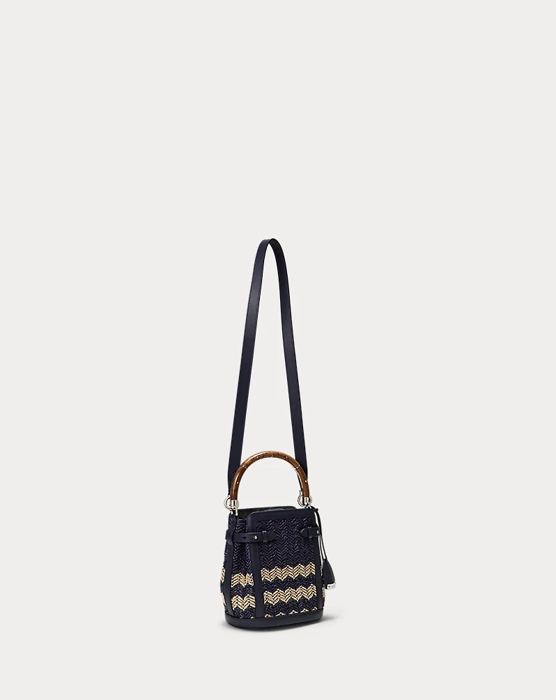 The Ralph Raffia Small Bucket Bag