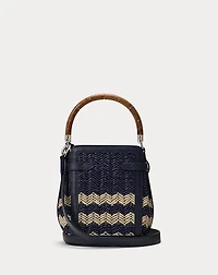 The Ralph Raffia Small Bucket Bag
