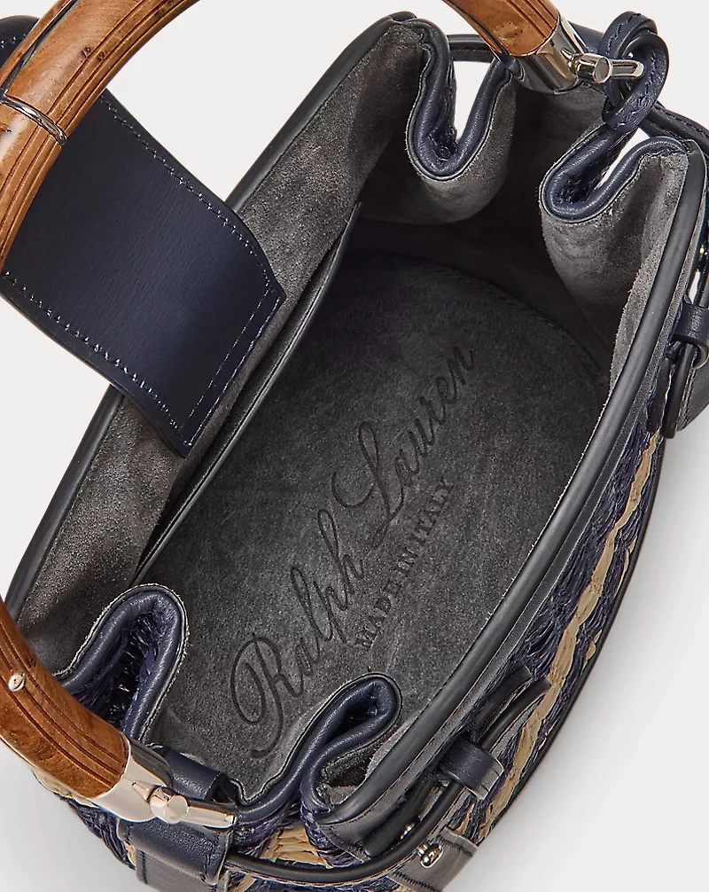 The Ralph Raffia Small Bucket Bag