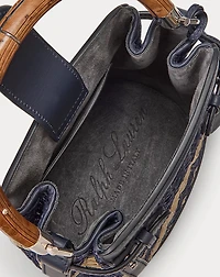 The Ralph Raffia Small Bucket Bag