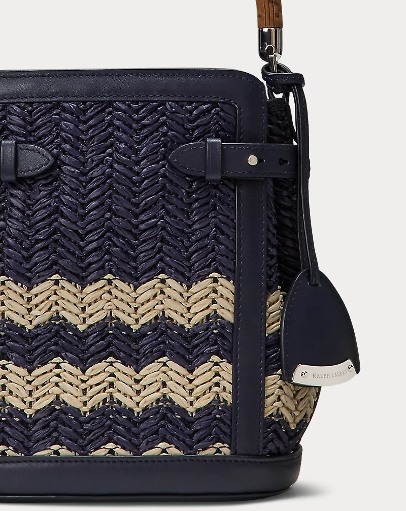 The Ralph Raffia Small Bucket Bag