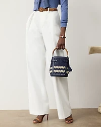 The Ralph Raffia Small Bucket Bag