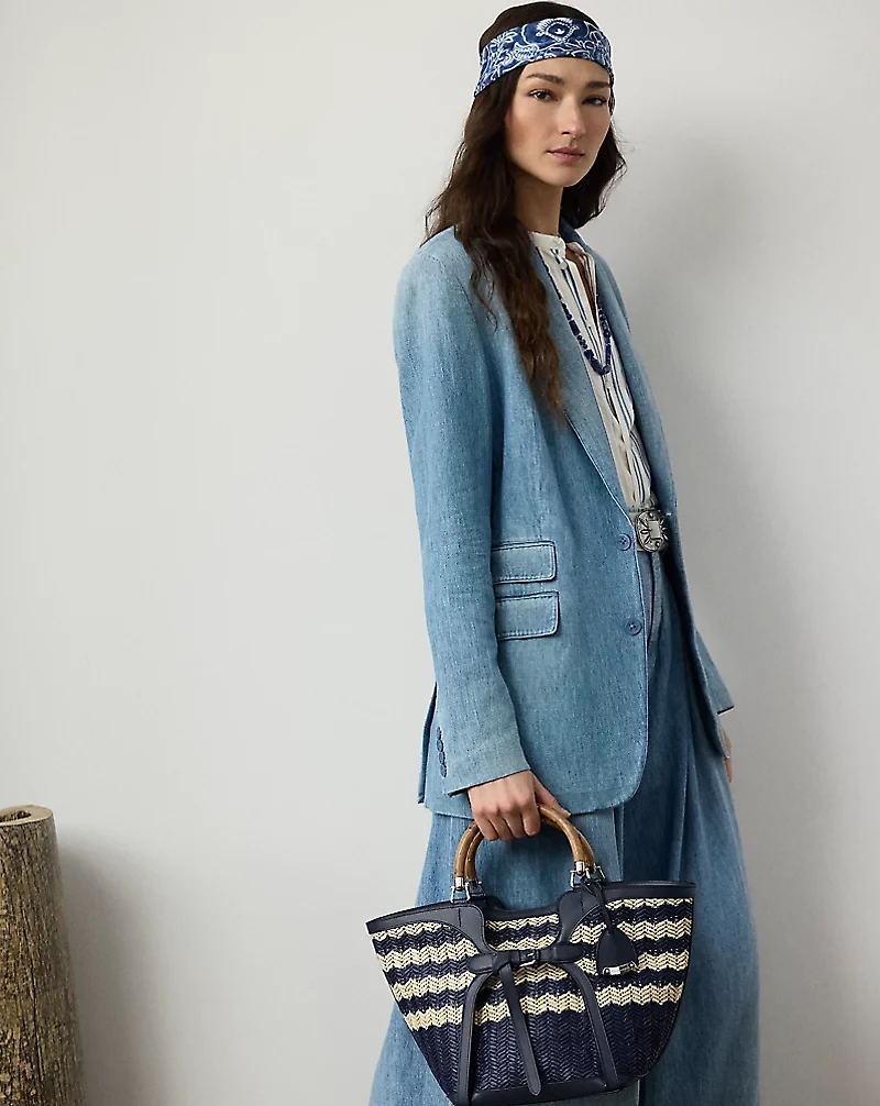 The Ralph Braided Raffia Tote