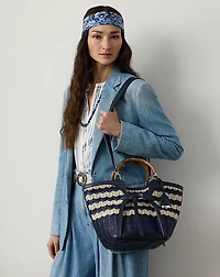 The Ralph Braided Raffia Tote