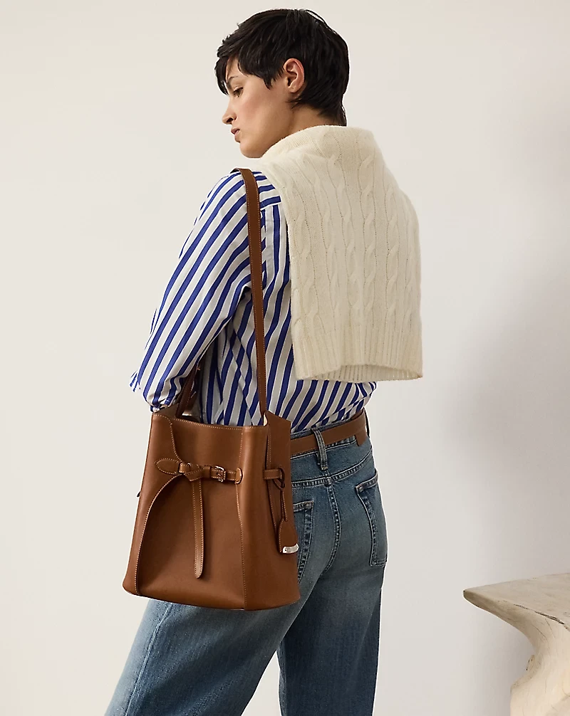 The Ralph Calfskin Bucket Bag