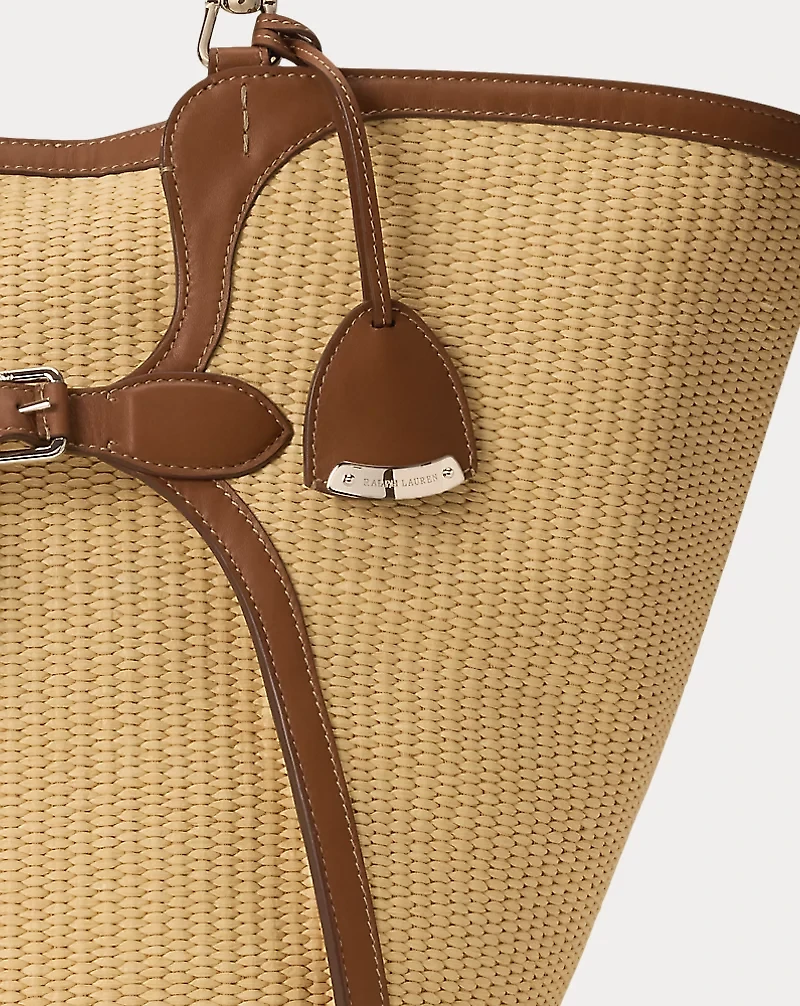 The Ralph Braided Raffia Large Tote