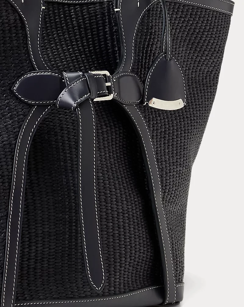 The Ralph Braided Raffia Large Tote