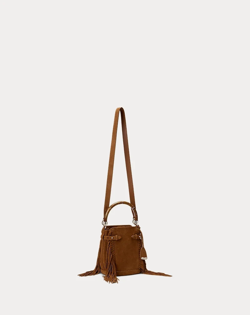 The Ralph Calf-Suede Small Bucket Bag