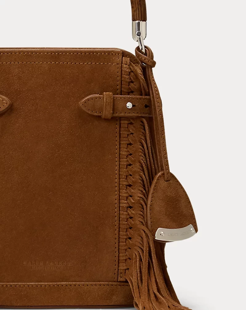The Ralph Calf-Suede Small Bucket Bag