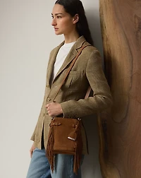 The Ralph Calf-Suede Small Bucket Bag