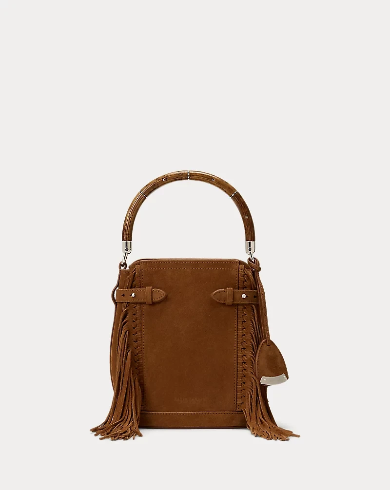 The Ralph Calf-Suede Small Bucket Bag