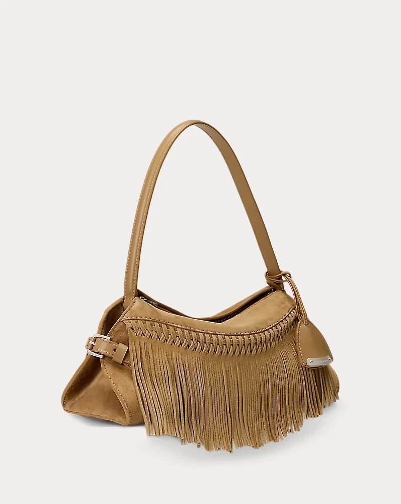 The Ralph Calf-Suede Small Shoulder Bag