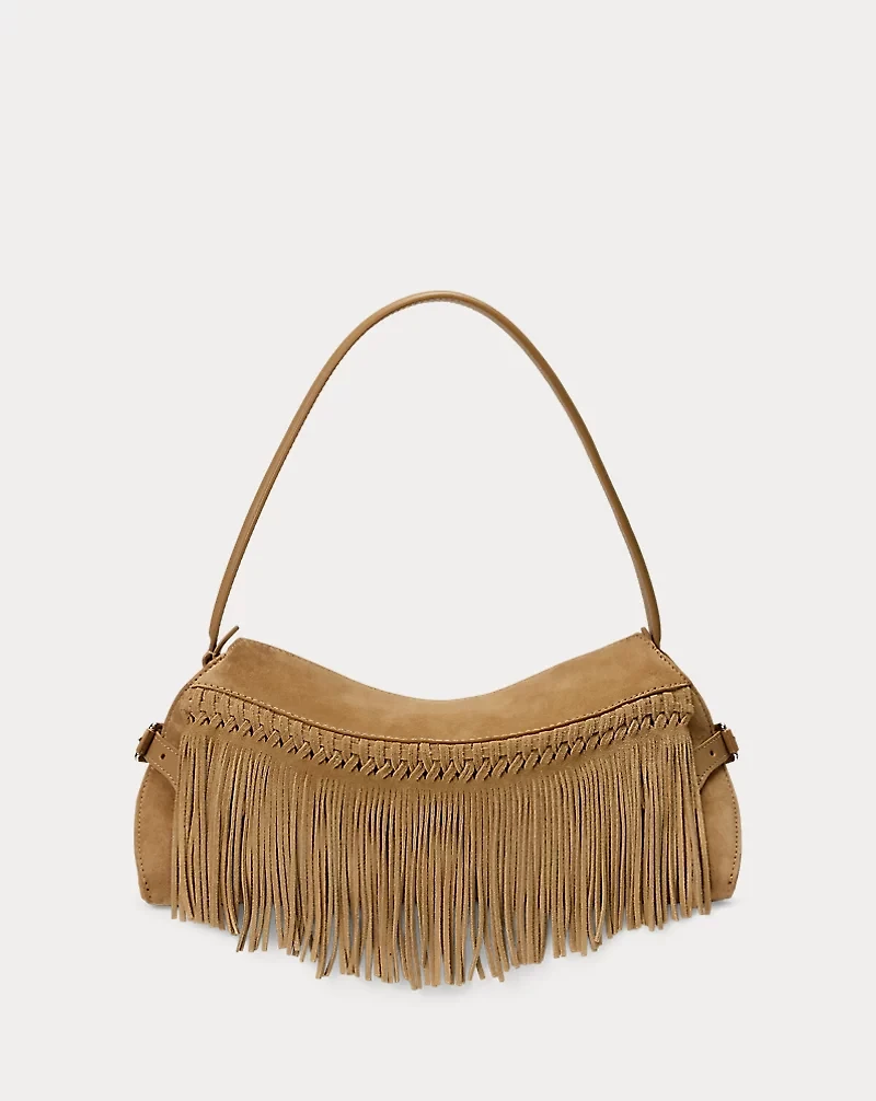 The Ralph Calf-Suede Small Shoulder Bag