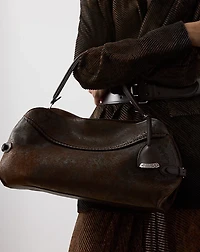 The Ralph Flocked Denim Shoulder Bag
