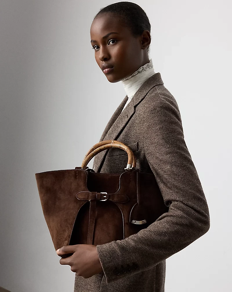 The Ralph Calf-Suede Tote