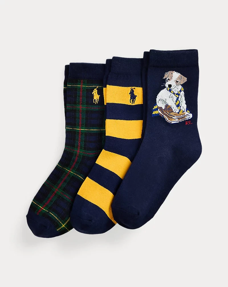 Dog Crew Sock 3-Pack