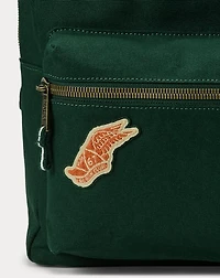 Varsity Polo Bear Canvas Backpack