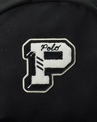 Letter Patch Canvas Backpack