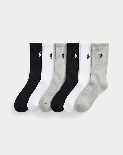 Athletic Crew Sock 6-Pack