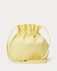 Big Pony Canvas Drawstring Bucket Bag