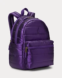Quilted Metallic Backpack