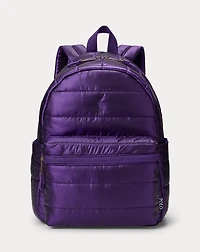 Quilted Metallic Backpack