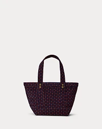 Floral Big Pony Corduroy Mini Tote