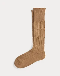 Cable Cashmere Blend Sock