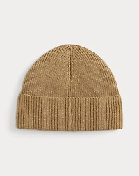 Polo Bear Rib-Knit Beanie