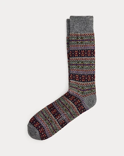 Fair Isle Boot Socks