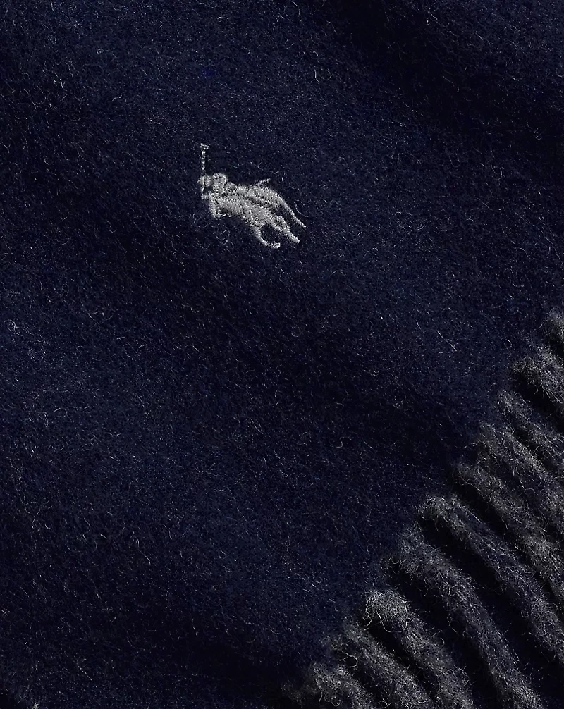 Reversible Wool-Blend Scarf