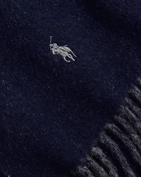 Reversible Wool-Blend Scarf