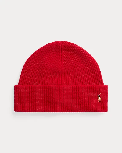 Signature Pony Wool-Blend Beanie