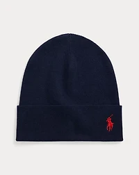 Rib-Knit Cotton Beanie