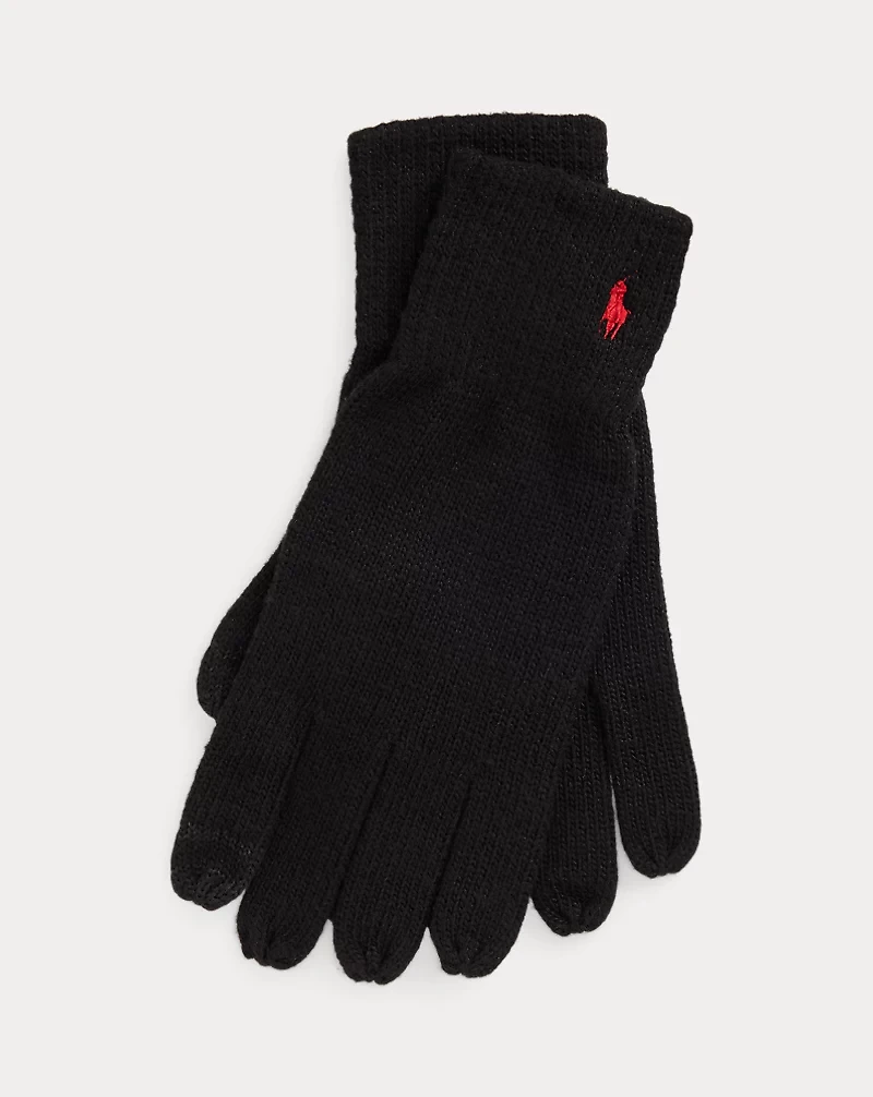 Signature Pony Knit Touch Gloves