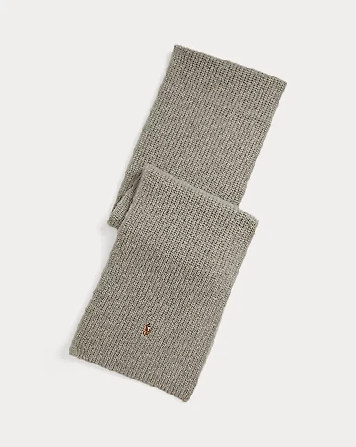 Rib-Knit Wool-Blend Scarf