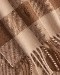 Buffalo Check Wool Scarf