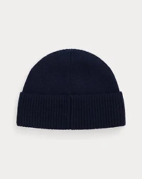 Polo Bear Rib-Knit Beanie